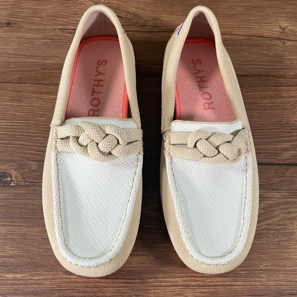 ROTHY’S “The Braid Driver” Slip-On Loafers Women’s Size 8 Shoes Flats - Picture 1 of 11